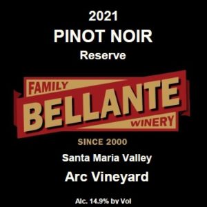 2021 Pinot Noir Reserve, Arc Vineyard